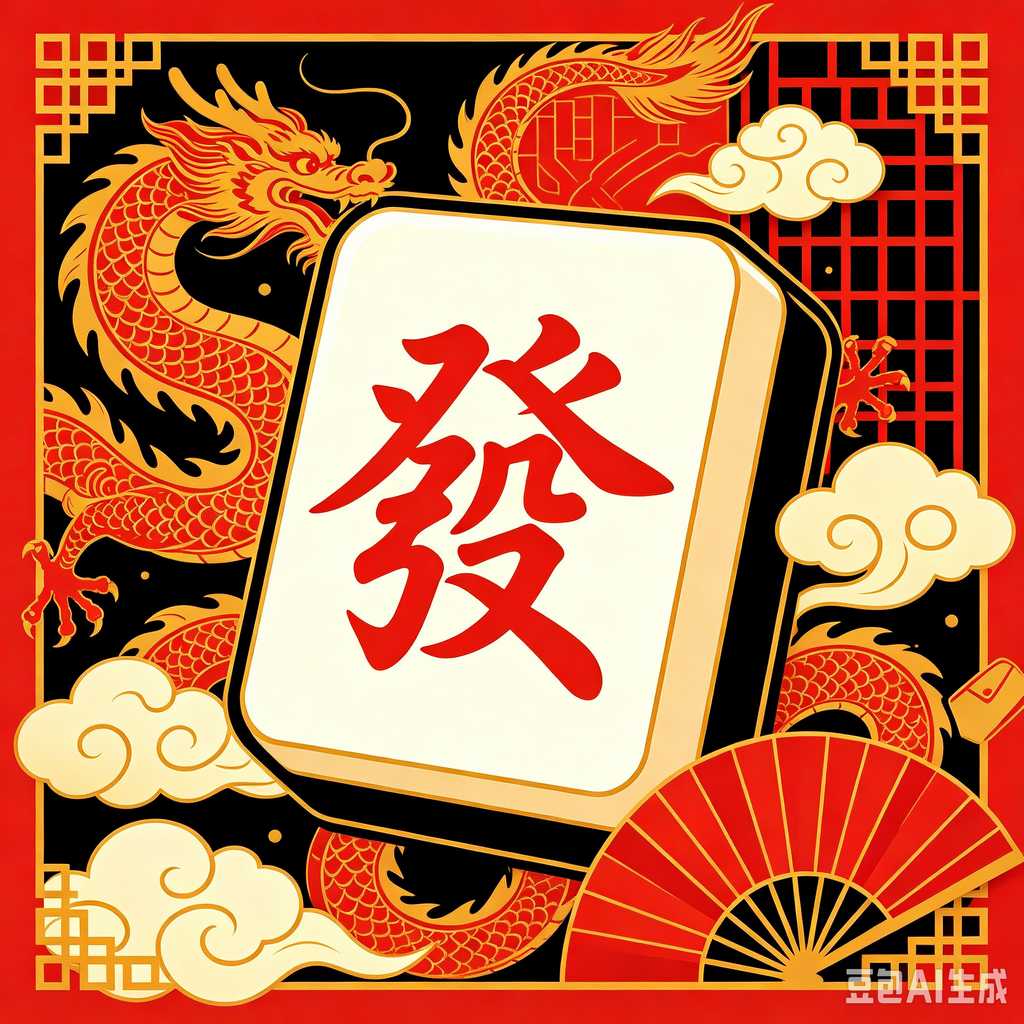 bright print mahjong tiles