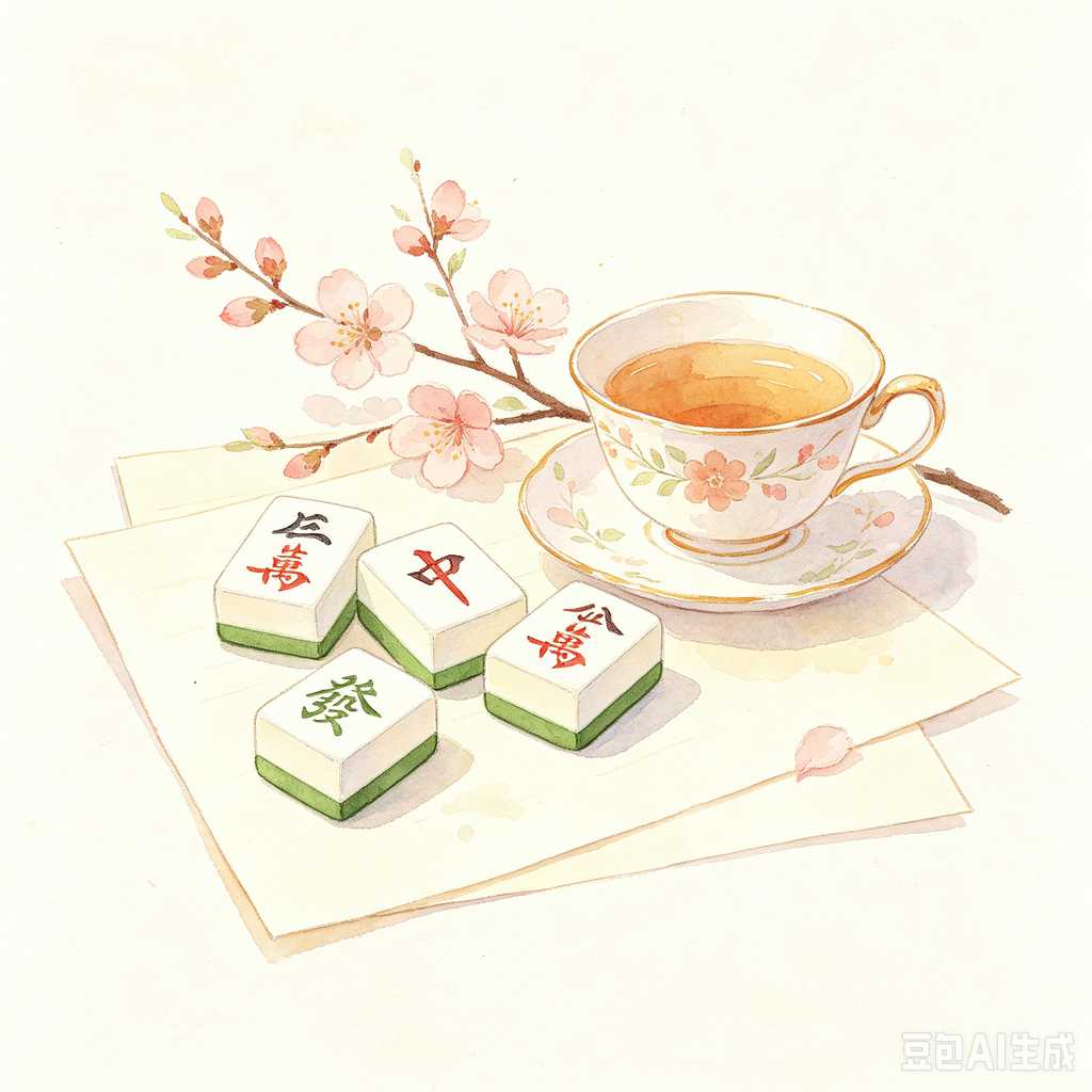 personalized souvenir mahjong set