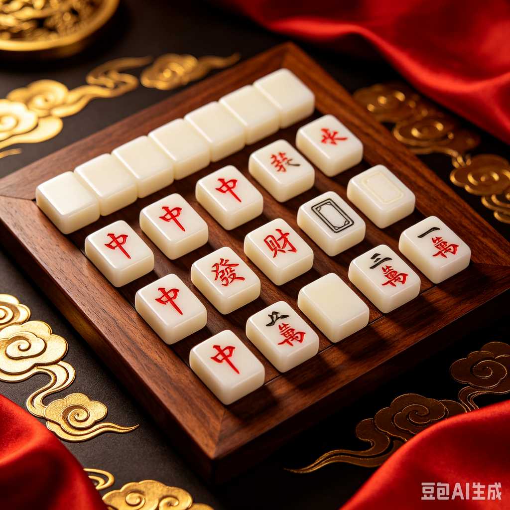 bright color mahjong tiles
