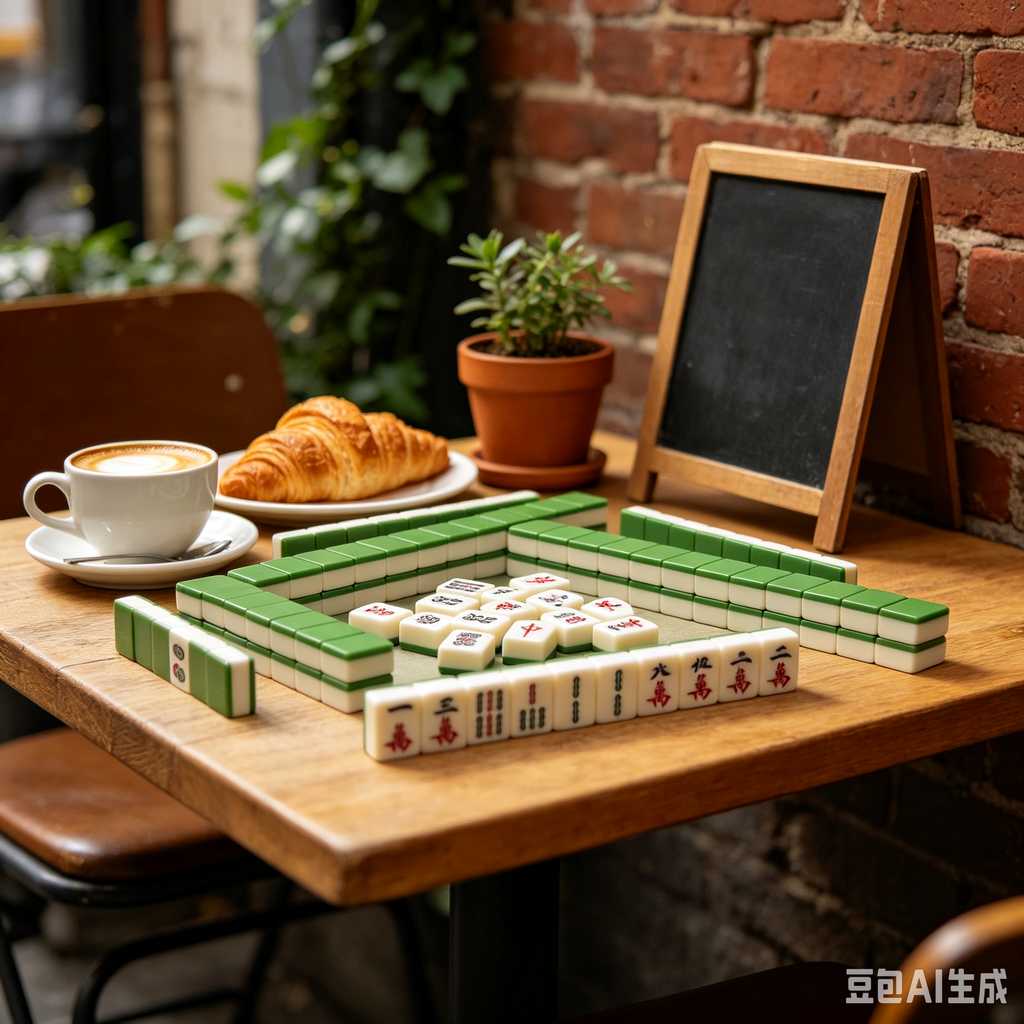 gold accent mahjong set